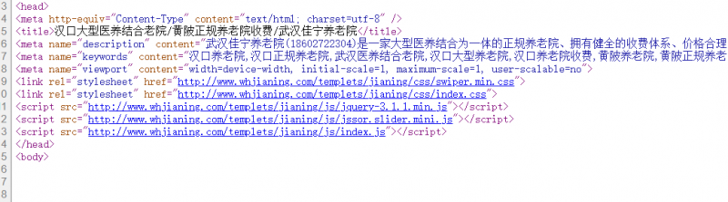 三大標(biāo)簽的寫法-武漢SEO